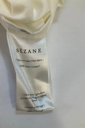 Chemise Sézane Blanc en Coton