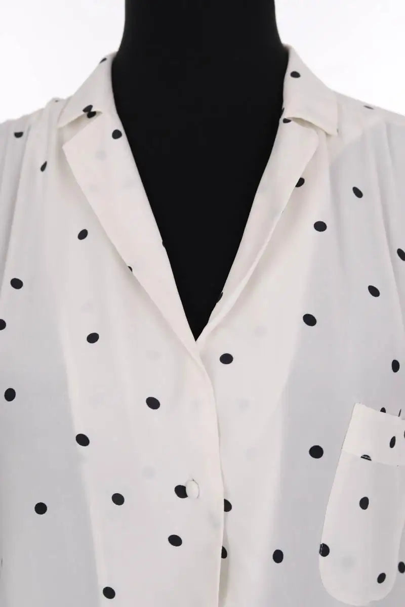 Chemise Sézane Blanc en Soie