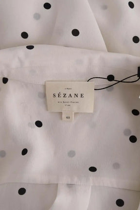 Chemise Sézane Blanc en Soie