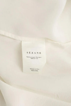 Chemise Sézane Blanc en Soie