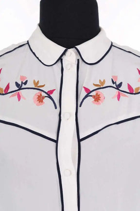 Chemise Sézane Blanc en Soie
