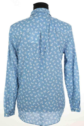 Chemise Sézane Bleu en Coton