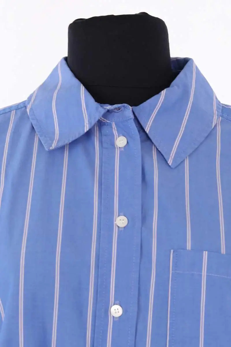 Chemise Sézane Bleu en Coton