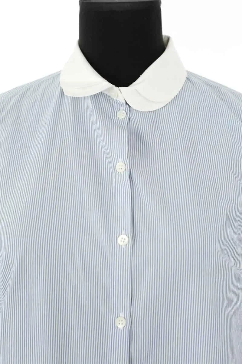 Chemise Sézane Bleu en Coton
