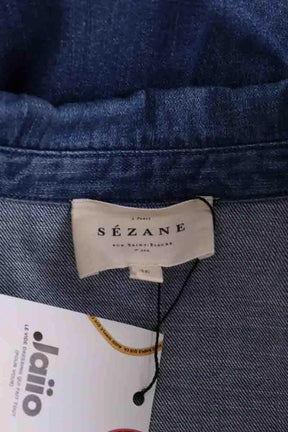 Chemise Sézane Bleu en Coton
