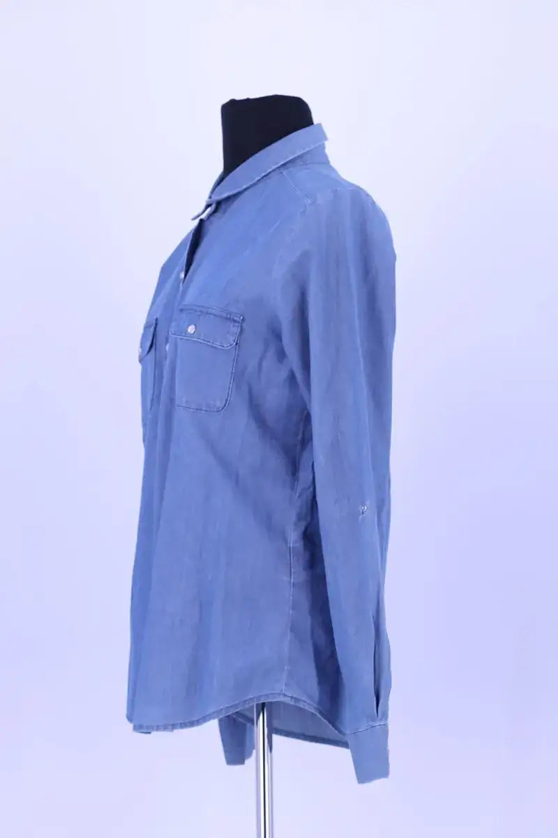 Chemise Sézane Bleu en Coton