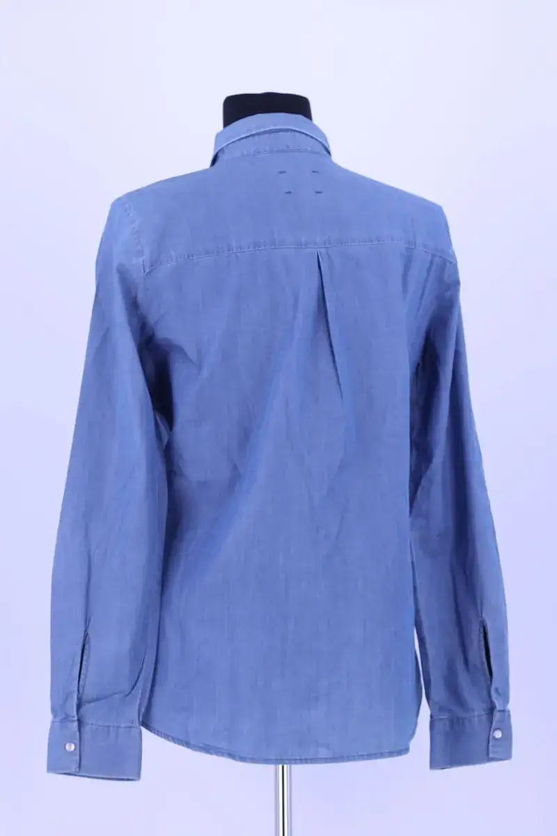 Chemise Sézane Bleu en Coton