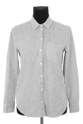 Chemise Sézane Bleu en Coton, taille XS - Seconde Main