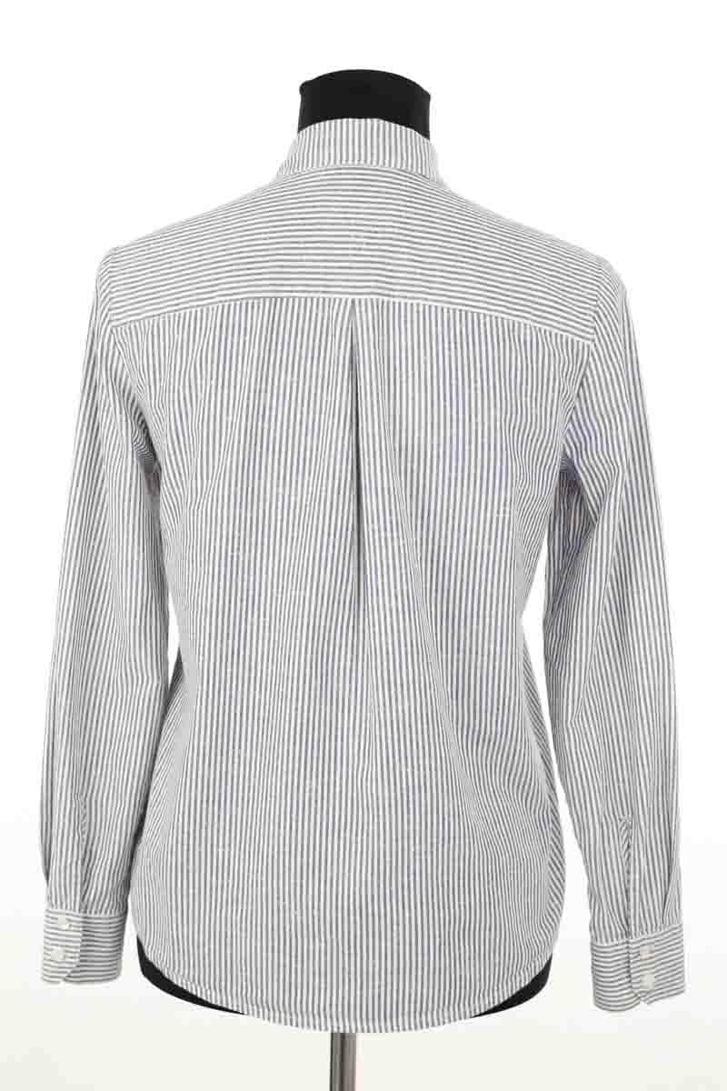 Chemise Sézane Bleu en Coton