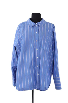 Chemise Sézane Bleu en Coton, taille XXL - Seconde Main