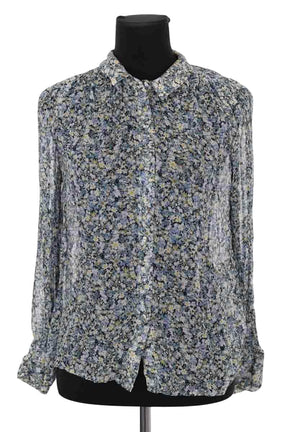 Chemise Sézane Bleu en Viscose, taille M - Seconde Main
