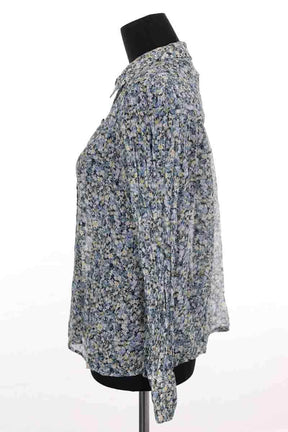Chemise Sézane Bleu en Viscose