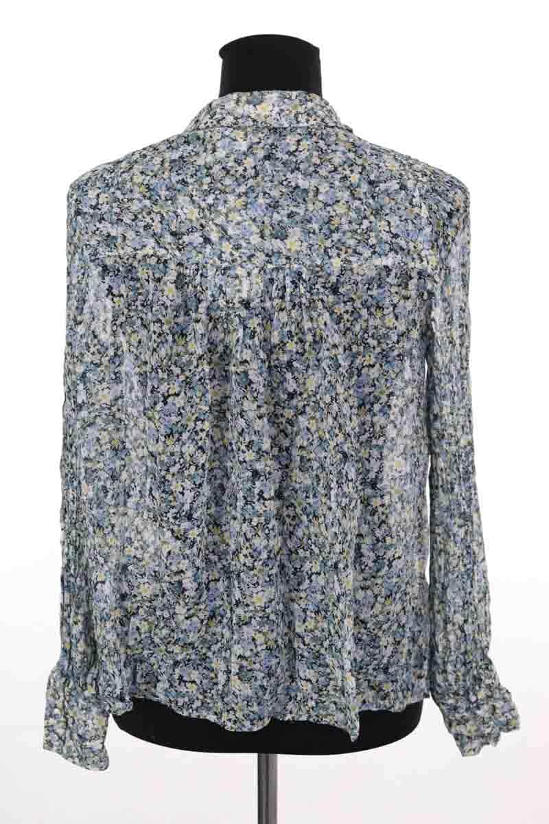 Chemise Sézane Bleu en Viscose
