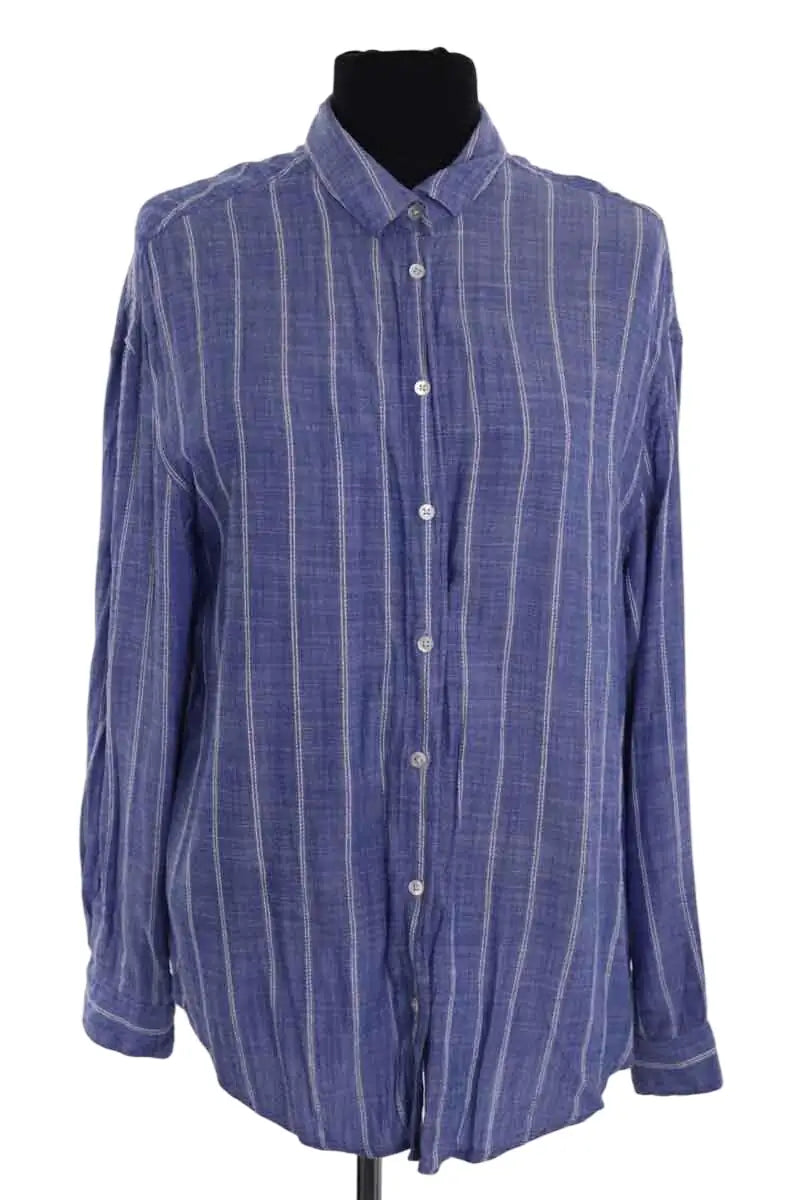 Chemise Sézane Bleu en Viscose, taille S - Seconde Main