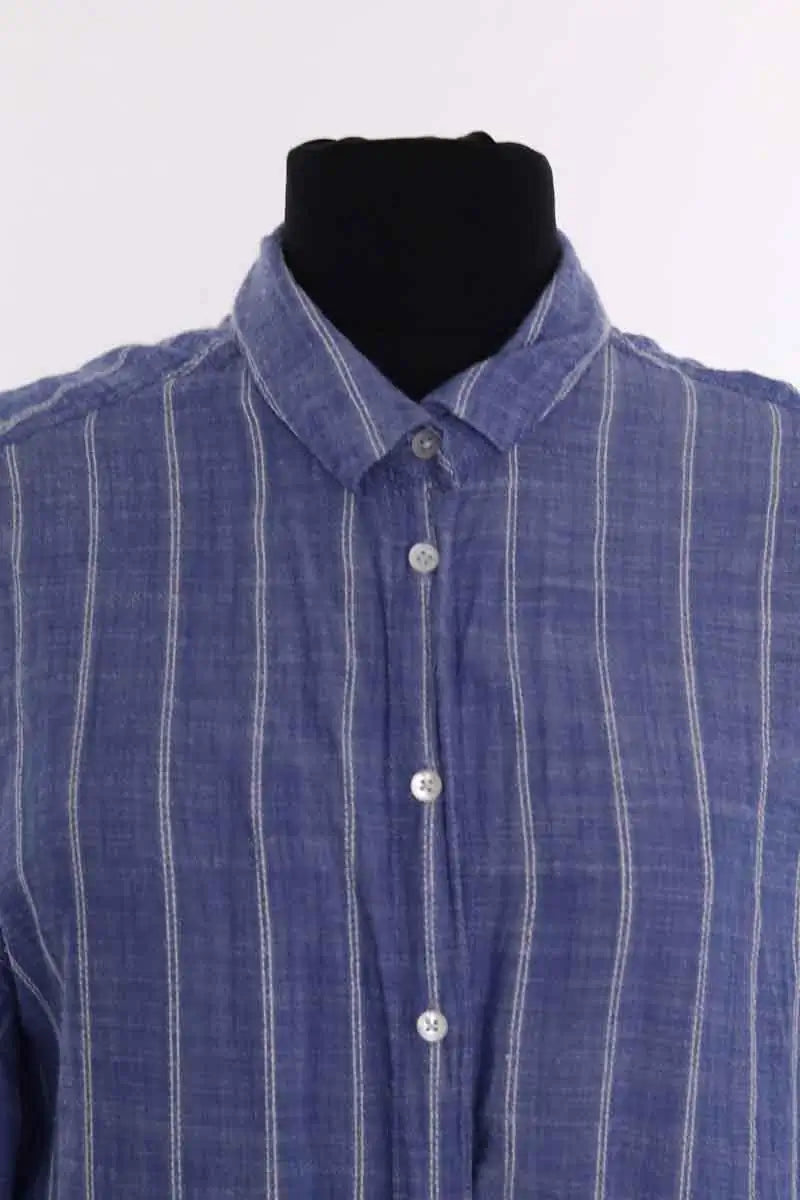 Chemise Sézane Bleu en Viscose