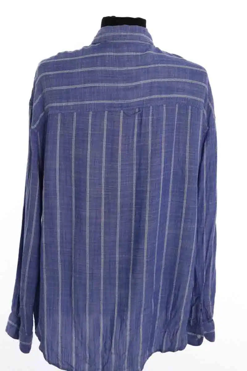 Chemise Sézane Bleu en Viscose