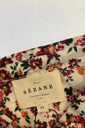 Chemise Sézane Ecru en Coton