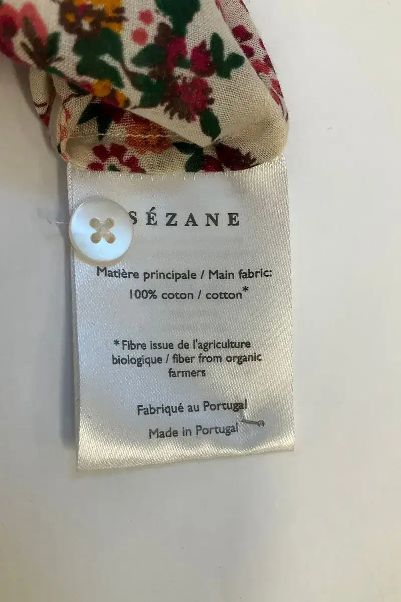 Chemise Sézane Ecru en Coton