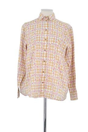Chemise Sézane Jaune en Coton, taille XXS - Seconde Main