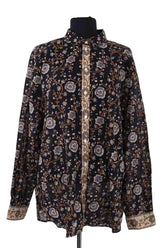 Chemise Sézane Marine en Coton, taille XXL - Seconde Main