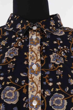 Chemise Sézane Marine en Coton