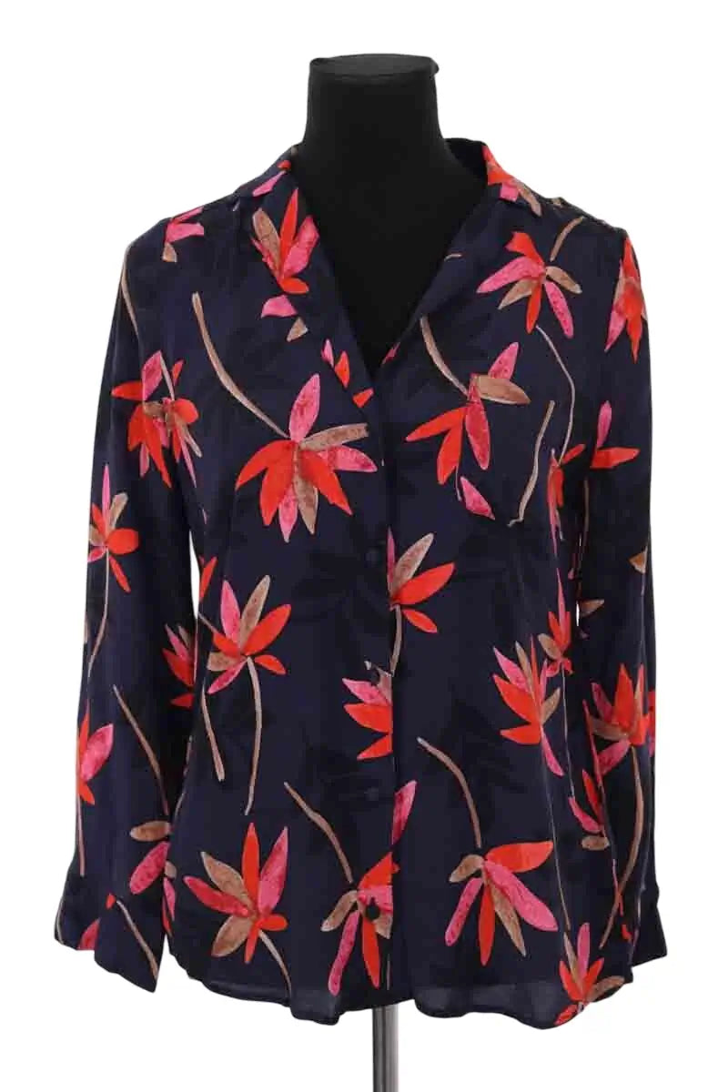 Chemise Sézane Marine en Viscose, taille M - Seconde Main