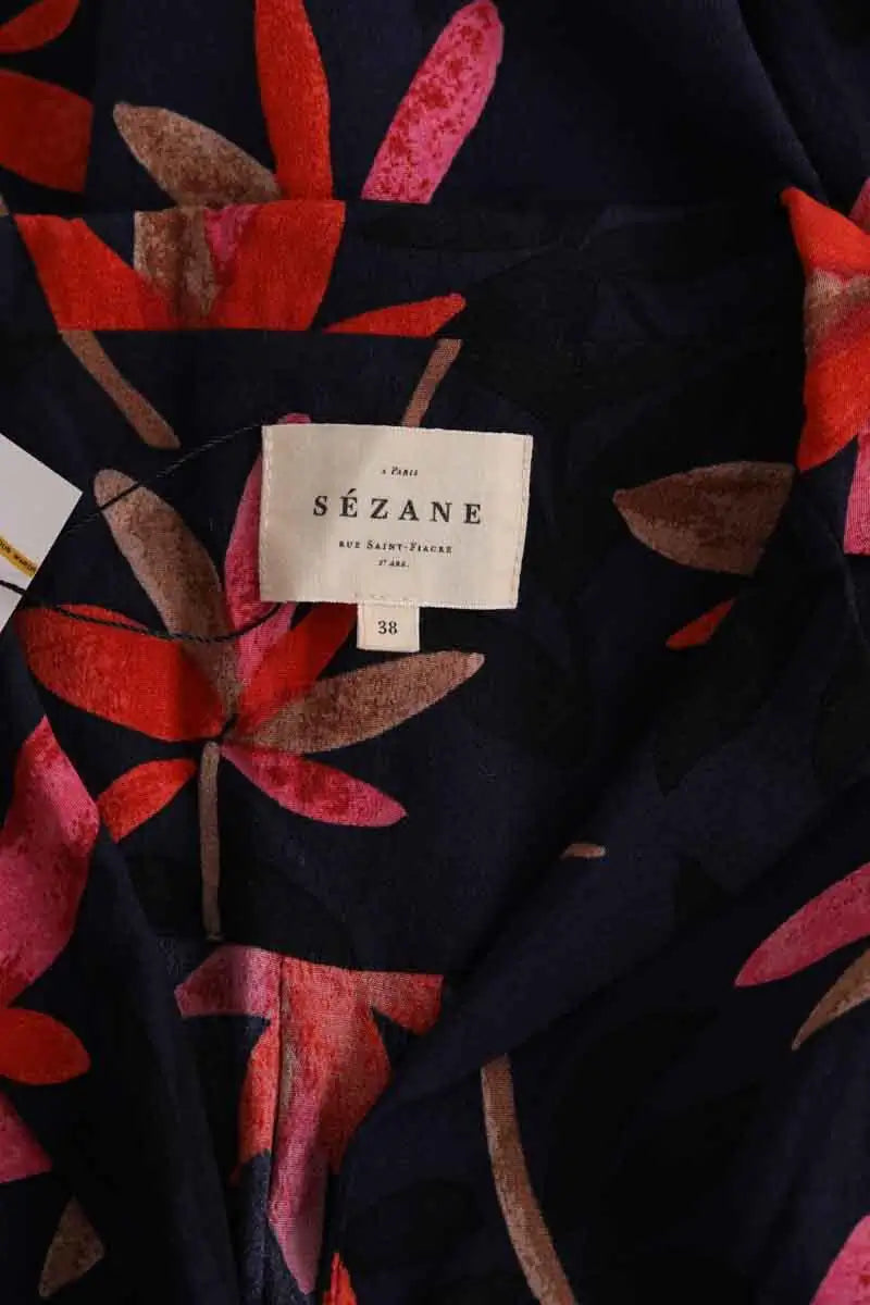 Chemise Sézane Marine en Viscose