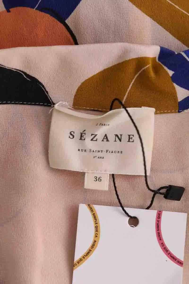 Chemise Sézane Multicolore en Soie