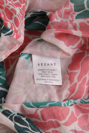 Chemise Sézane Rose en Coton