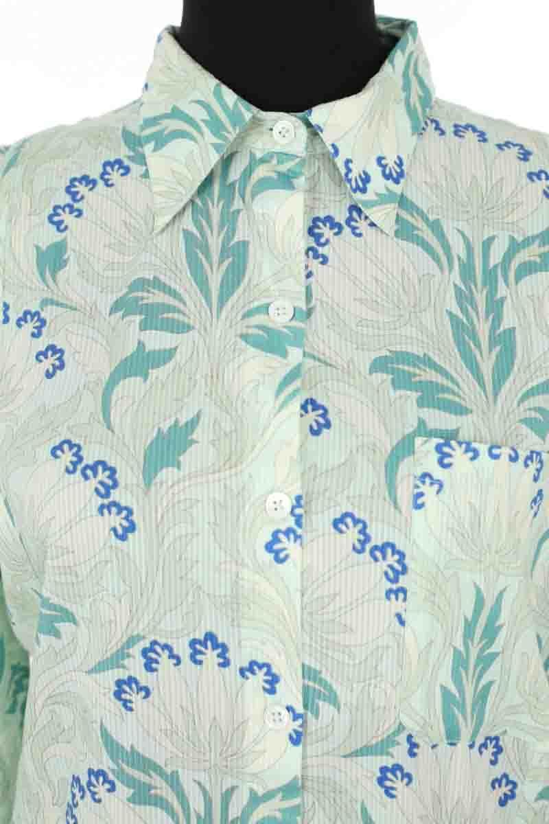 Chemise Soeur Jules Vert en Coton