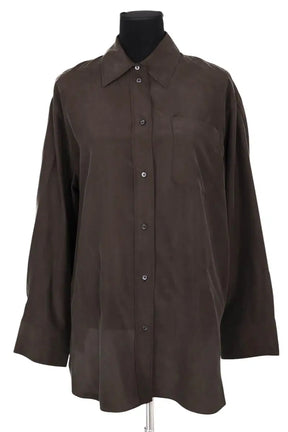 Chemise Soeur Kaki en Soie, taille XS - Seconde Main