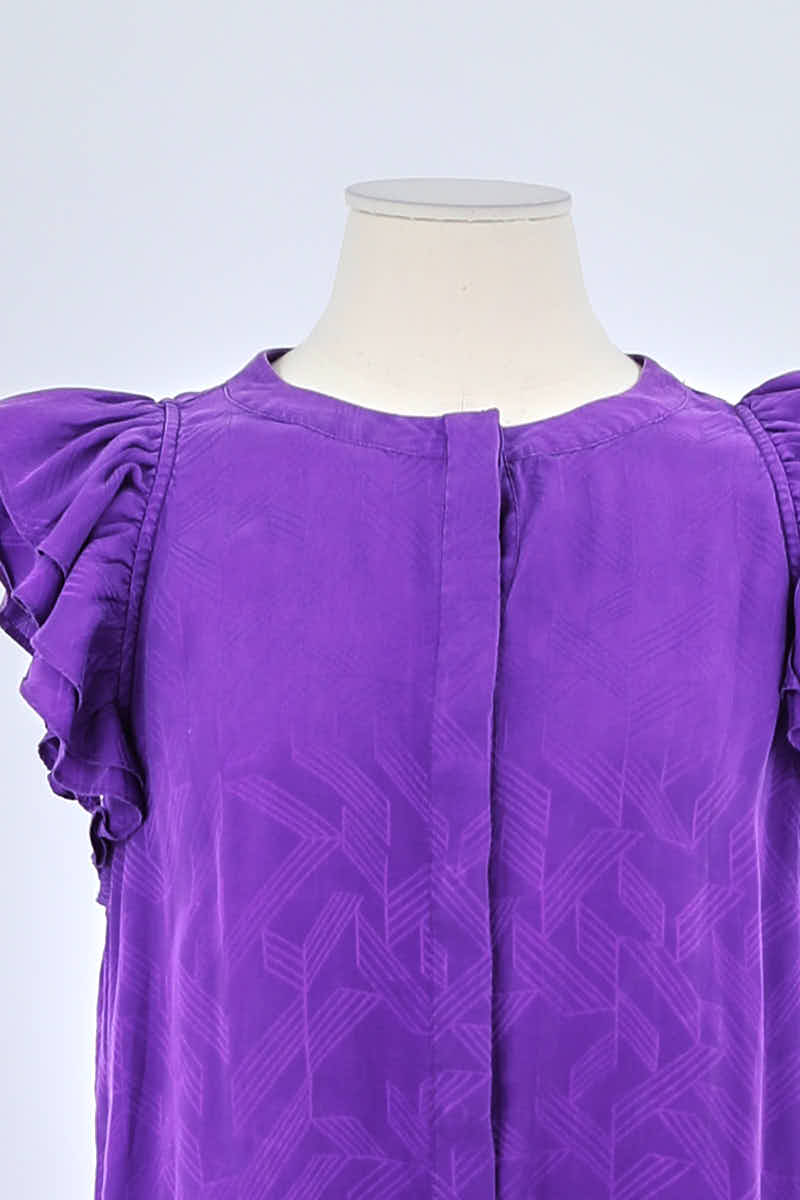 Chemise Soeur Violet en Soie