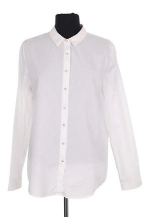 Chemise Sonia Rykiel Blanc en Coton, taille L - Seconde Main