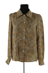 Chemise Sonia Rykiel Jaune en Soie, taille L - Seconde Main