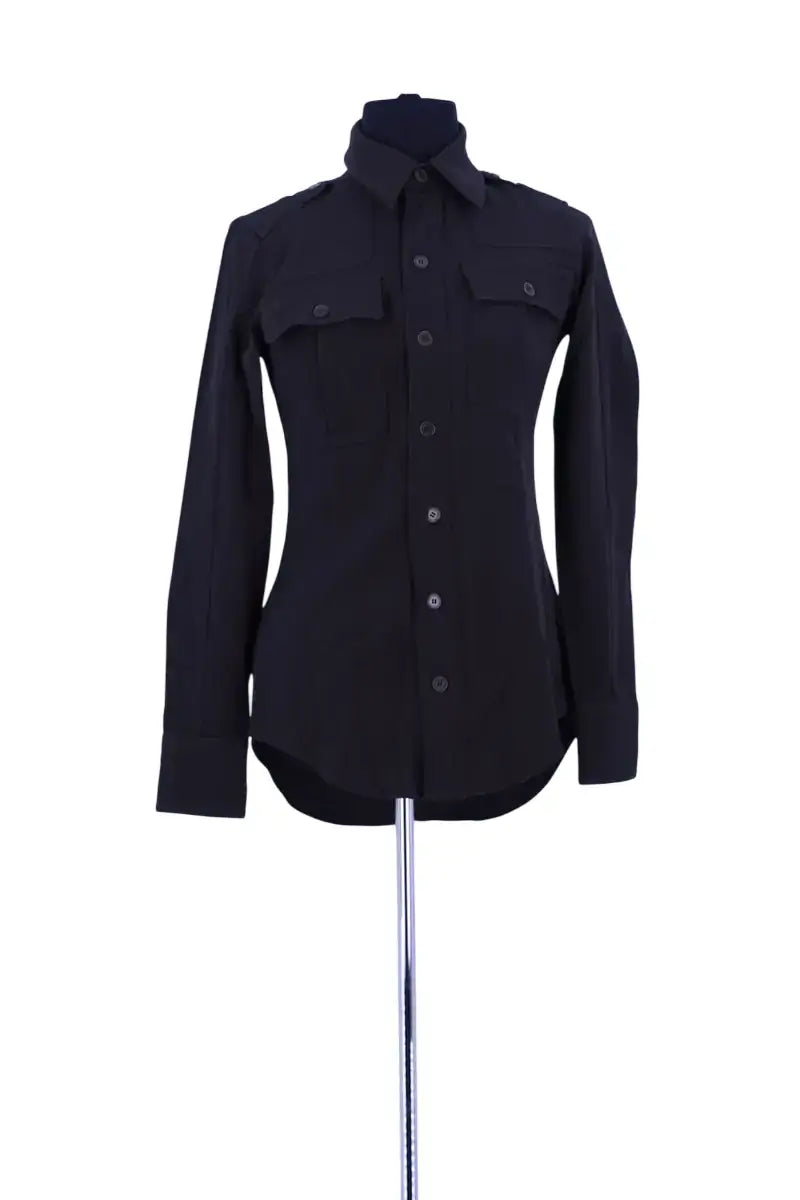 Chemise Stella McCartney Noir en Laine, taille M - Seconde Main