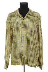 Chemise Supreme Jaune en Soie, taille M - Seconde Main