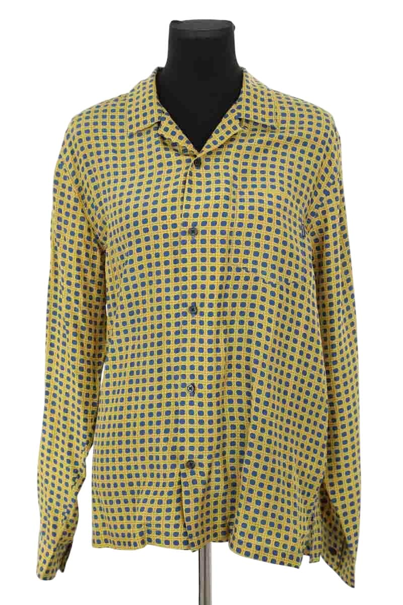 Chemise Supreme Jaune en Soie, taille M - Seconde Main