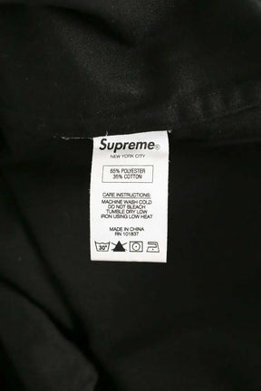 Chemise Supreme Noir en Coton