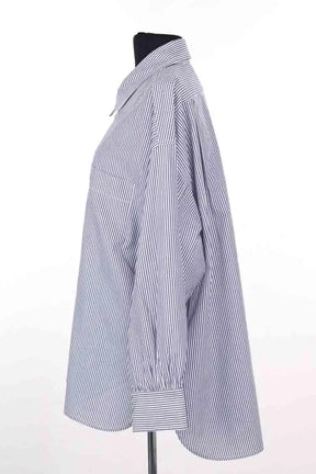 Chemise Suzie Kondi Kappa shirt poplin Bleu en Coton