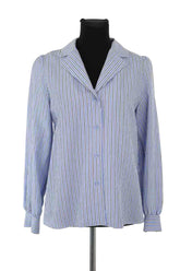 Chemise Tara Jarmon Bleu en Viscose, taille M - Seconde Main