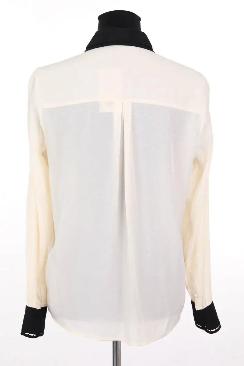 Chemise Tara Jarmon Ecru en Synthétique