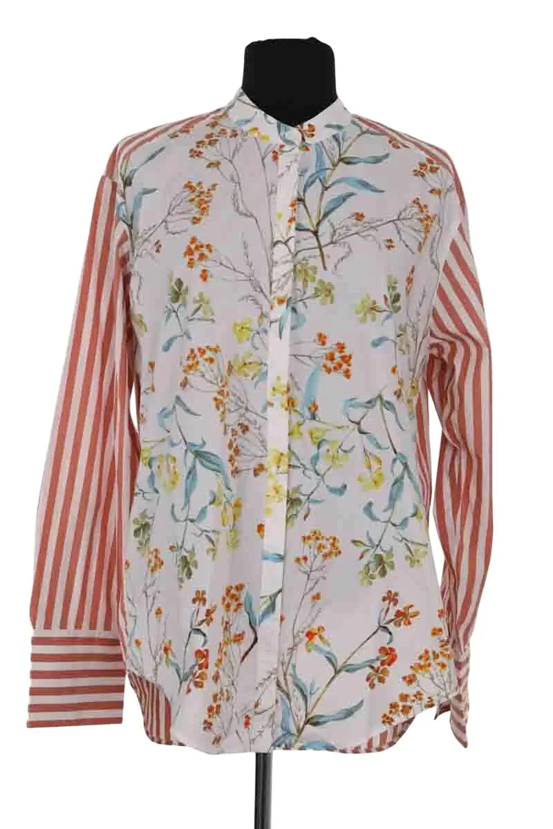 Chemise Tara Jarmon Multicolore en Coton, taille L - Seconde Main
