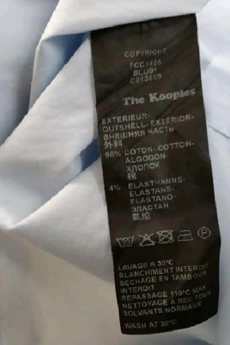 Chemise The Kooples Bleu en Coton