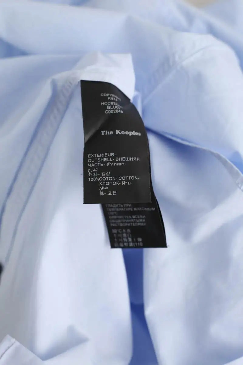 Chemise The Kooples Bleu en Coton