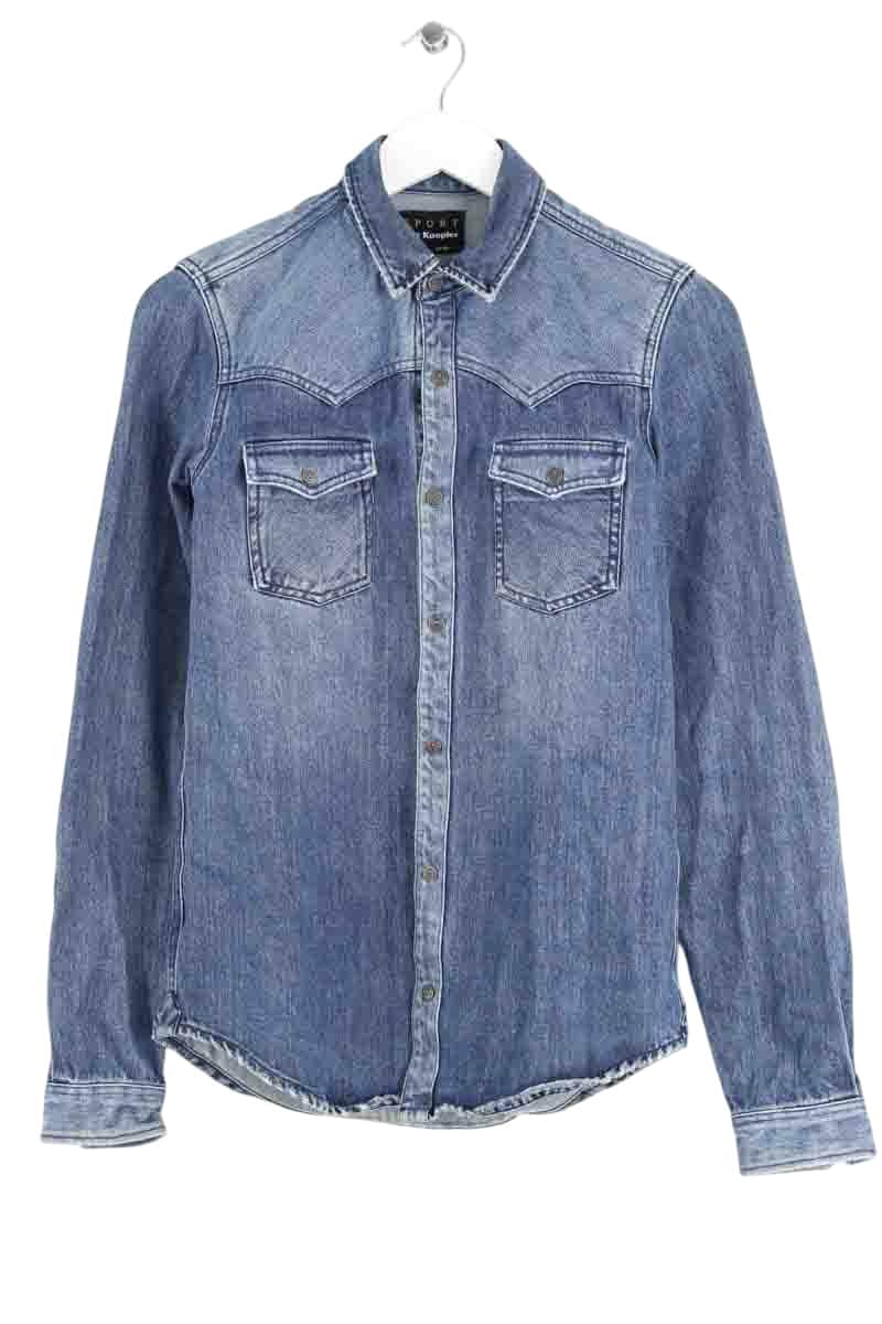 Chemise The Kooples Bleu en Coton, taille XS - Seconde Main