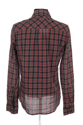 Chemise The Kooples Bordeaux en Coton