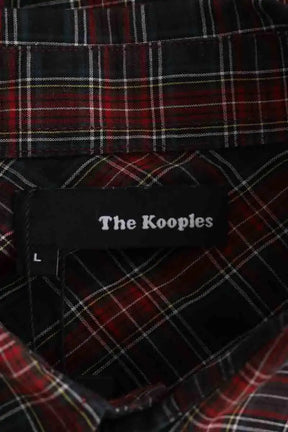 Chemise The Kooples Bordeaux en Coton