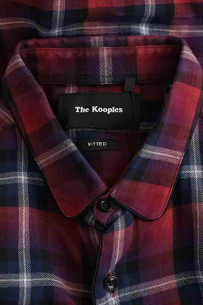 Chemise The Kooples Bordeaux en Coton