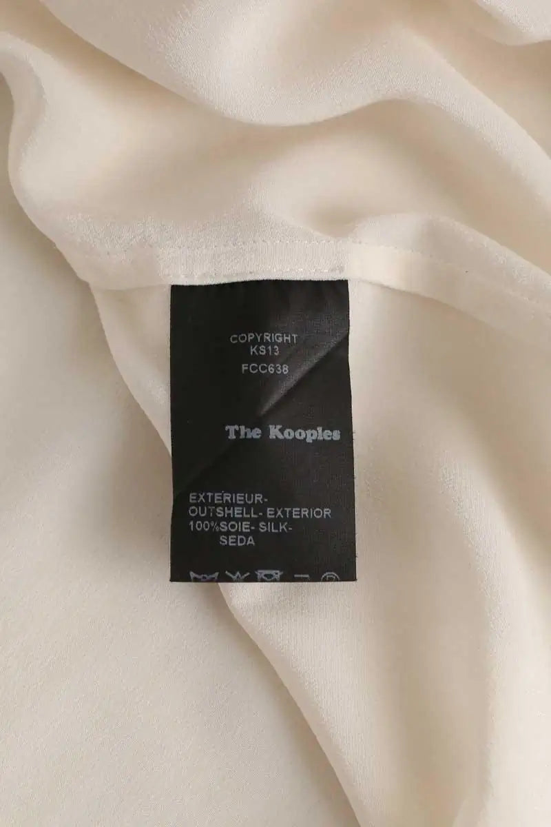 Chemise The Kooples Ecru en Soie