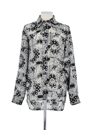 Chemise The Kooples Gris en Polyester, taille S - Seconde Main